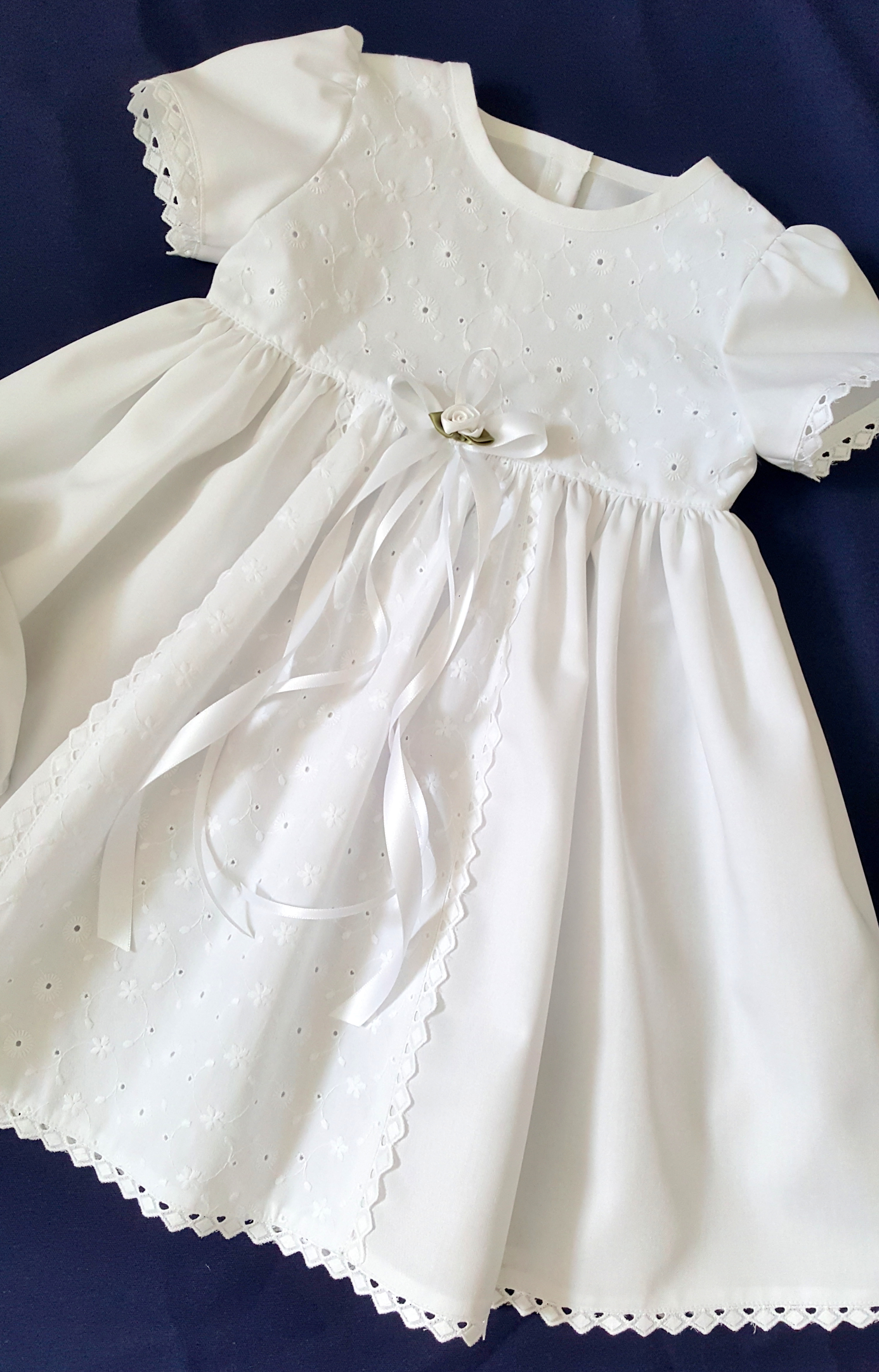 Hut Muetze gr 56 62 68 74 80 86 Hochzeitkleid Baby Taufkleid Festlich Kleid 